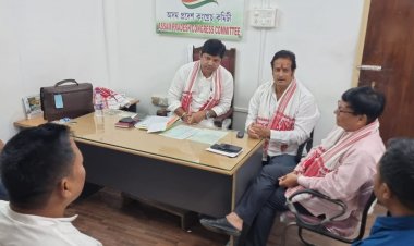 विकास उपाध्यक्ष असम में उपचुनाव को लेकर बैठक ली।कल पार्टी महासचिव भंवर जितेंद्र सिंह भी असम पहुँचेंगे