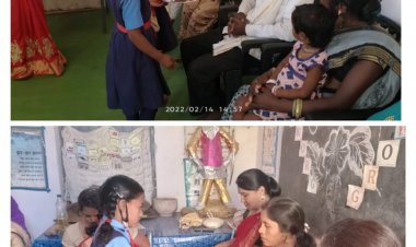प्राथमिक शाला पौंसरी में मातृ पितृ पूजन दिवस बुजुर्गों व माता पिता के साथ सम्मान करते हुए मनाया गया