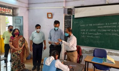 *स्कूल शिक्षा विभाग के विशेष सचिव ने बोर्ड परीक्षा का किया अवलोकन*