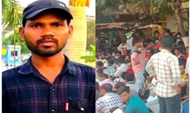 रायपुर में हड़ताल पर बैठे संविदा कर्मचारी बलिराम बघेल की सड़क हादसे में मौत