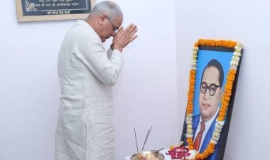 मुख्यमंत्री ने भारतरत्न डॉ. भीमराव अम्बेडकर की जयंती पर उन्हें किया नमन