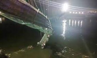 गुजरात: मोरबी हादसे में अभी तक 91 की मौत, पुल के दोबारा खोले जान के चार दिन बाद ही हुई घटना
