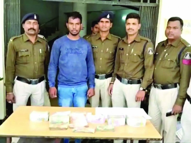 गैस एजेंसी का कर्मचारी ही निकला चोर, 6 लाख रु. नगदी के साथ पुलिस गिरफ्त में आरोपी