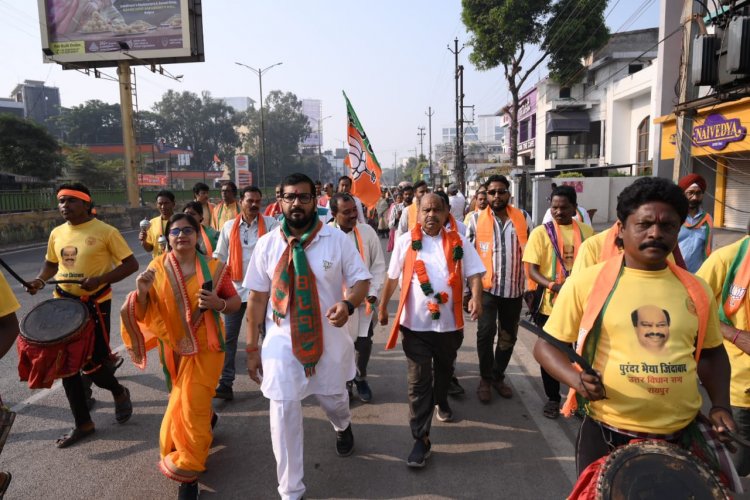 उम्मीदवारों को कड़ी टक्कर देने उत्तर में भी भाजपा ने झोंकी ताकत  - चारों ओर चर्चा का विषय बनी भाजपी प्रत्याशी पुरंदर मिश्रा की चुनावी तैयारी