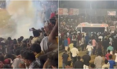 केरल के फुटबॉल स्टेडियम में लगी आग, आतिशबाजी से 30 लोग घायल