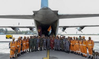 भूकंप प्रभावित म्यांमार के लिए भारत ने भेजा राहत और बचाव सामग्री
