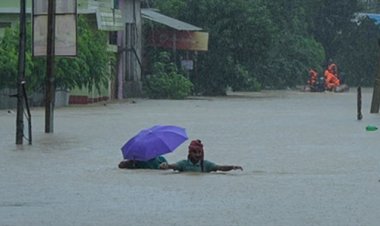 त्रिपुरा में बाढ़ से भारी तबाही, 100 से ज्यादा परिवार हुए बेघर