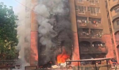 सांसदों के फ्लैट्स में लगी आग, मचा हड़कंप...