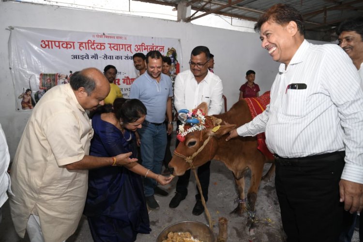 महावीर गौशाला में गोपाष्टमी महोत्सव का आयोजन, विधायक मिश्रा हुए शामिल, “गौ सेवा ही मानवता की सच्ची पहचान” — पुरंदर मिश्रा