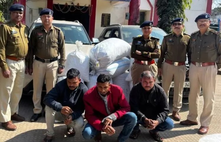 2 कार से 150 किलो गांजा बरामद, 3 अंतर्राज्यीय तस्कर गिरफ्तार