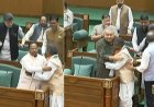बजट सत्र में कवासी लखमा की एंट्री, सदन में सत्तापक्ष से गले मिलते दिखे