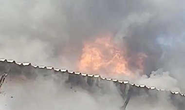 तिफरा औद्योगिक क्षेत्र में भीषण आग, इलाके में अफरा-तफरी