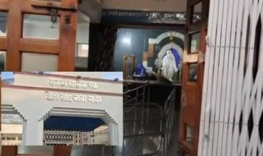 साईं मंदिर में चोरी: सोने का मुकुट और दान पेटी की नकदी ले गए बदमाश