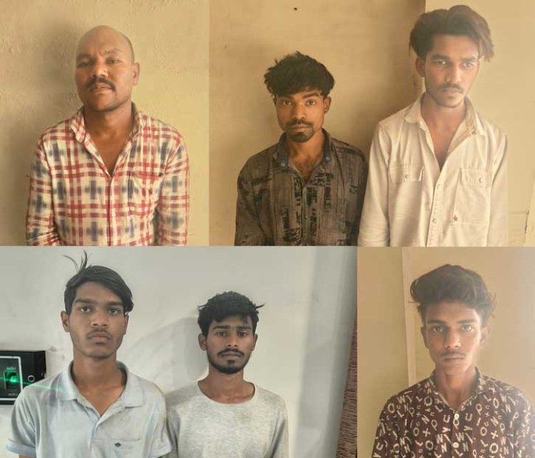 ज्वेलरी दुकानों और सूने मकानों में चोरी करने वाला गिरोह बेनकाब