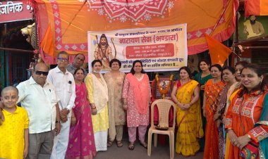 संगवारी सोशल एक्टिविटी ग्रुप ने शीतला मंदिर डगनिया में "नारायण सेवा" का पुण्य कार्य किया