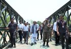 सीएम साय ने किया बेली ब्रिज का निरिक्षण