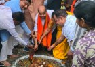 पुरंदर मिश्रा ने उत्तर विधानसभा को दी विकास की सौगात: दो आंगनबाड़ी भवनों का लोकार्पण, नए सामुदायिक भवन का भूमिपूजन