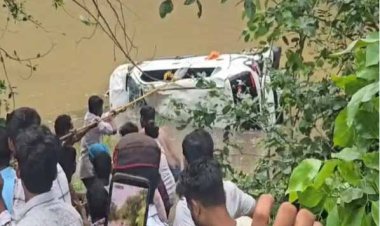 मालवा में श्रद्धालुओं से भरी कार बारिश से उफनते नाले में बही, 8 की मौत