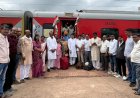 वोट बचाओ, देश बचाओ महारैली में शामिल होने दिल्ली रवाना हुए कांग्रेसी