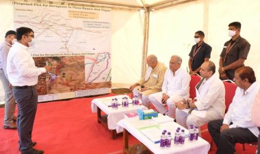 वर्धा की तर्ज पर नवा रायपुर में स्थापित होगा 21 वीं सदी का सेवा-ग्राम : मुख्यमंत्री श्री भूपेश बघेल ने नया रायपुर में बनने वाले सेवा ग्राम का किया निरीक्षण