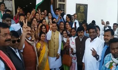छत्तीसगढ़ नगरीय निकाय चुनाव 2021 में कांग्रेस का परचम, पीसीसी चीफ मरकाम ने जताई खुशी