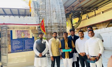 बस्तर साँसद दीपक बैज ने रतनपुर महामाया देवी का किया दर्शन