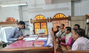 प्रदेश कांग्रेस ने भाजपा प्रत्याशी ब्रह्मानंद के नामांकन पत्र को रद्द करने मुख्य निर्वाचन अधिकारी को ज्ञापन सौपा