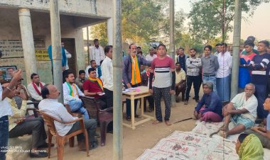 हितग्रहियों को आवास दिलाने पँचायत स्तर पर हुँकार भर रही भाजपा-नन्दकुमार वर्मा