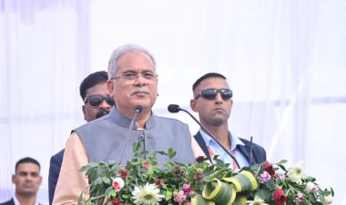 गांधी मैदान, रायपुर, आमसभा: मुख्यमंत्री  भूपेश बघेल का सम्बोधन प्रारंभ