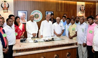 मुख्यमंत्री से रायगढ़ जिला गोंड समाज के प्रतिनिधिमंडल ने की सौजन्य मुलाकात