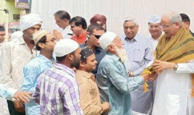 ईदगाह भाठा मैदान पहुंचे सीएम भूपेश बघेल, मुस्लिम समाज के लोगों और प्रदेशवासियों को दी ईद की बधाई