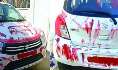 दुर्ग में पदस्थ महिला पुलिसकर्मी की कार को असामाजिक तत्वों ने पहुंचाया नुकसान