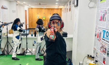 भारतीय राष्ट्रीय शूटिंग टीम के ट्रायल में फ़ाइजा का चयन