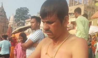 काशी में दो सिपाहियों ने छत्तीसगढ़ के युवक को गंगा में डूबने से बचाया