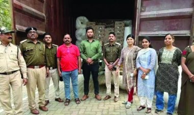 आबकारी विभाग की बड़ी कार्रवाई, 54 लाख रुपए की शराब जब्त