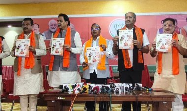 रायपुर निगम चुनाव के लिए बीजेपी ने जारी किया अटल विश्वास पत्र