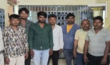 नकली सोना गिरवी रख ज्वेलरी शॉप संचालक को बनाया ठगी का शिकार, राजस्थान और यूपी के 7 आरोपी गिरफ्तार