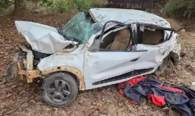 पुल से नीचे गिरी कार, एक बच्चे की मौत, कार सवार सभी थे नाबालिग