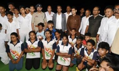 खेलकूद मंत्री टंकराम वर्मा ने ग्रीष्मकालीन खेल प्रशिक्षण शिविर का शुभारंभ किया