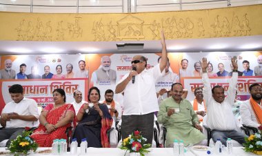 सुशासन तिहार मे समस्याओ से मिल रहा निदान - पुरन्दर मिश्रा