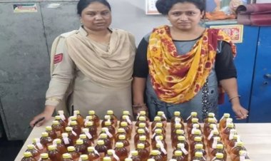 अवैध शराब बेचने वाली महिला तस्कर गिरफ्तार