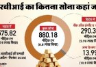 रिजर्व बैंक के पास 9 लाख किलो सोना
