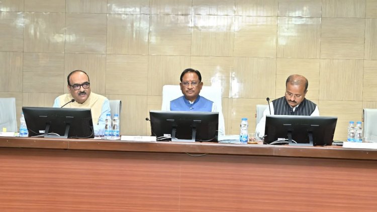 कलेक्टर्स कॉन्फ्रेंस 2025 में मुख्यमंत्री श्री विष्णु देव साय ने की राज्य की प्रमुख योजनाओं की विस्तृत समीक्षा