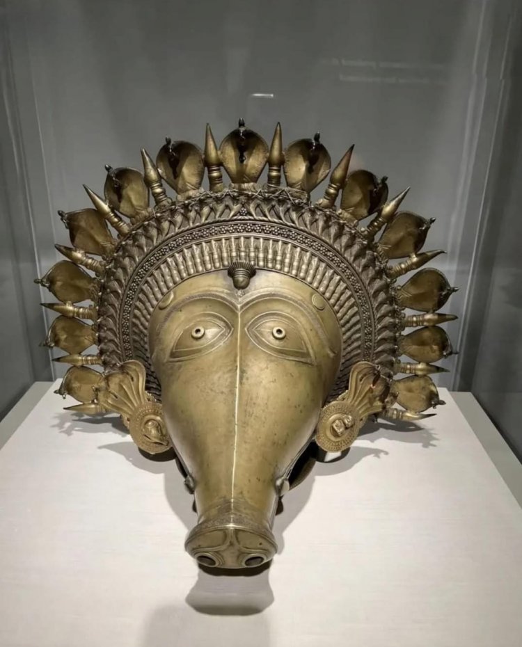 कांतारा ने बनाई ग्लोबल पहचान: अमेरिका के संग्रहालय में मिला तूलु नाडु का पंजरली मुगा मास्क