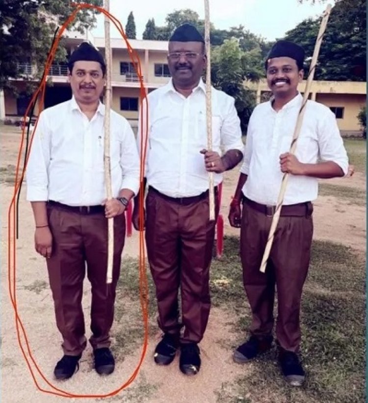 RSS के मार्च में हिस्सा लेने पर पंचायत विकास अधिकारी सस्पेंड