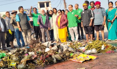 महाराजबंध तालाब सफाई मिशन शुरू, नागरिकों की बढ़ी सहभागिता