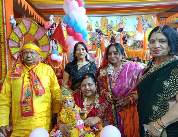 श्रीमद् भागवत सप्ताह ज्ञान यज्ञ के दिव्य आयोजन में तेन्दूआ हीरापुर रायपुर बबीता मनहरण दूबे परिवार द्वारा आयोजित ज्ञान यज्ञ में तृतीय दिवस की कथा