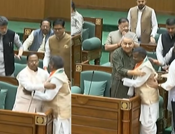 बजट सत्र में कवासी लखमा की एंट्री, सदन में सत्तापक्ष से गले मिलते दिखे