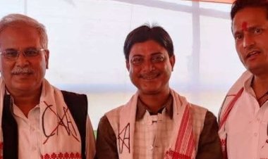 गुवाहाटी में चुनाव प्रचार के दौरान कांग्रेस नेता रूपेश ठाकुर का निधन