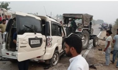 नींद की झपकी बनी मौत, फोरलेन पर भीषण हादसे में बेटी की शादी करवाकर लौट रहे एक ही परिवार खत्म